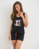 Комплект с майкой и шортами – в горошек Котики   S, M, L, XL