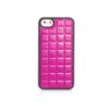 Чехол Xoomz для iPhone 5/5S/5SE PU Grid Pink (back cover) (XIP501P)