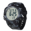 Чоловічий тактичний годинник Sanda 2182 Camo Black-White з електронним циферблатом та підсвічуванням
