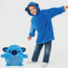 Дитячий плед-толстовка Huggle Hoodie «Морський бриз» (синій) Дитячий плед-толстовка Huggle Hoodie «Морський бриз» (синій)