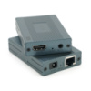 Активный VEGGIEG V-HE120 HDMI 2*1 конвертер 120m, HDMI 1080P, LAN CAT 5E/6At, Grey, Box