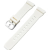Силіконовий ремінець для годинника Casio GM-S2100 White SI білого кольору (артикул 1051-1373)