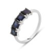 Серебряное кольцо CatalogSilver с натуральным сапфиром 1.792ct, вес изделия 1,8 гр (2143277) 17 размер