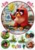 Вафельные картинки на тему: Angry birds