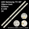 LED підсвітка Samsung TV 48« LSC480HN05-A48-LB-6436 LE48A5000 B48-LW-5433 48VLE5520 48VLE6520BH 48VLE4421B 2шт