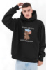 Худі унісекс чоловіче жіноче стильне чорного кольору оверсайз