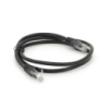 Патч-корд литой RITAR, UTP, RJ45, Cat.6, 1m, черный, Cu (медь)