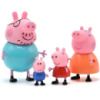 Набор фигурок Свинка Пеппа RESTEQ, игрушки Peppa Pig, фигурки Свинка Пеппа и семья, игровые фигурки для детей