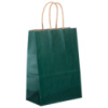 Набор подарочных крафтовых пакетов из бумаги 12 (шт) красивые пакеты для подарков 15×8×21 (см) Зеленый HP-10359-5GR