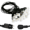 Гірлянда садова світлодіодна RED GARDEN 10 м 25x LED лампочок • LED підсвітка ретро для дому та вулиці живлення від мережі 220В