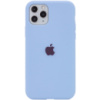 Чохол для Apple iPhone 11 Pro (5.8«) - Silicone Case Full Protective (AA) (Блакитний / Lilac Blue) - купити в SmartEra.ua