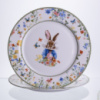 Набір обідніх тарілок пасхальних Garden Rabbits порцелянові 25 см HP-7323-5A