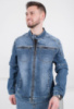 Чоловіча синя джинсова куртка