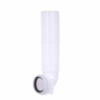 Кутова трубка змиву Qtap 82х74х262 мм White для інсталяції Standard QTSTD167W49807