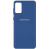 Чохол Silicone Cover Full Protective (AA) Для Samsung Galaxy A02s (Синій / Navy Blue) - купити в SmartEra.ua