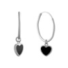 Серебряные серьги CatalogSilver с емаллю (2134336)