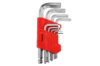 Набор шестигранных ключей Intertool 9 шт. с шаром (HT-0605)