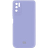 Чохол Silicone Cover My Color Full Camera (A) для Xiaomi Redmi Note 10 5G / Poco M3 Pro (Бузковий / Dasheen ) - купити в SmartEra.ua