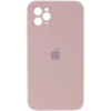 Чохол Silicone Case Square Full Camera Protective (AA) Для Apple iPhone 11 Pro Max (рожевий / Pink Sand) - купити в SmartEra.ua