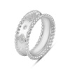 Серебряное кольцо CatalogSilver с фианитами, вес изделия 6,11 гр (2128502) 18 размер