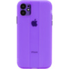 Чохол TPU Glossy Line Full Camera Для Apple iPhone 12 (Бузковий) - купити в SmartEra.ua