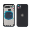 Корпус для Apple iPhone 11 Black (чёрный) с задним стеклом, рамкой и стеклом камеры