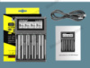 LiitoKala Lii-CH4  3.7V 3.85V Li-ion 18650 1.2V 1.5V Ni-MH AA AAA 3.2V/3.65V LiFePO4 акумуляторна розумна зарядка зі світлодіодним