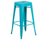 Стілець Толікс барний високий блакитний