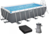 Каркасний басейн Bestway 56670 (488х244х122 см) з картриджним фільтром, драбиною та тентом