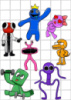 Цукрові картинки Роблокс, Rainbow Friends