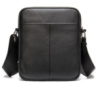 Сумка вертикальна шкіряна 714994 Чорна