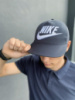 Кепка Nike сіра (біле лого)