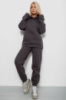 Спортивний костюм жіночий на флісі, колір темно-сірий, 247R2012