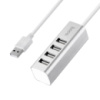 Мультиадаптер хаб Hoco HB1 4в1 USB to 4 USB 2.0 (F) 0.8m silver