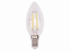 Филаментная светодиодная лампа Luxel 071-H C35 4W E14 2700K 440 lm 4 нити  (071-H 4W)