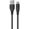 Кабель Proove Soft Silicone USB to Type-C 2.4A 1m Black (CCSO20001201) (Код товару:38417)