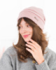 Жіноча зимова рожева шапка на флісі