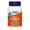 Цинк Пиколинат, Zinc Picolinate, Now Foods, 50 мг, 60 Вегетарианских Капсул