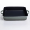 Форма для випікання порцелянова з ручками 29.5х23.5х6.5 см чорний KS-624