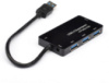 Хаб USB 3.0 на 4 порти 3013 BLACK
