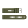 Ремінець для годинника Skmei 2122/2095 Army Green-White 26 мм силіконовий спортивний