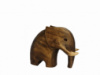 Статуетка слоника 9 см, ручна робота, оригінальний подарунок, слон абстракція, слон з дерева, статуетки з дерева, декор