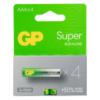 Батарейка GP SUPER ALKALINE 1.5V 24A21-SB4 щелочная, LR03