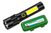 Ліхтар тактичний X-Balog 140мм x 1LED x 1COB x Li-Ion червоне світло (160-BL537)
