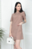 Літня сукня з кишенями «Tiffany» оптом | Розпродаж моделі Капучіно, 42-44