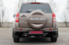 Задняя защита AK003-2 Черный (нерж. сталь) для Suzuki Grand Vitara 2005-2017 гг