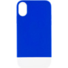 Чохол TPU+PC Bichromatic для Apple iPhone X / XS (5.8«») (Navy Blue / White) - купити в SmartEra.ua