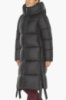 Куртка женская зимняя длинная с капюшоном - 53875 Braggart морионовый цвет
