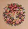Набір для вишивання хрестиком «Вінок із троянд//Wreath of Roses» DIMENSIONS 03837