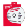Диск алмазний Speedcross STEELHEAD 230 MILWAUKEE, діаметр 230мм, (метал, нержавійка)